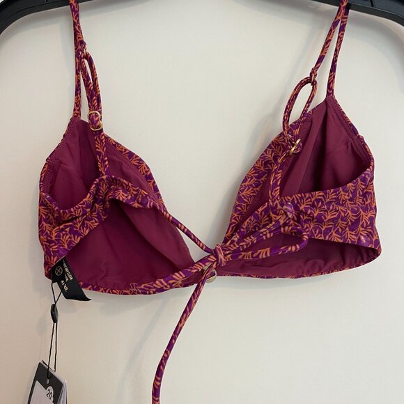 Vix Paula Hermanny Swimwear Gracie Bikini Luri Plum  L NWT - Picture 4 of 8